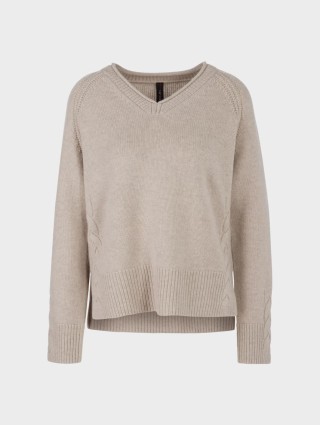 Бежевый свитер MARC CAIN: фото - Invogue