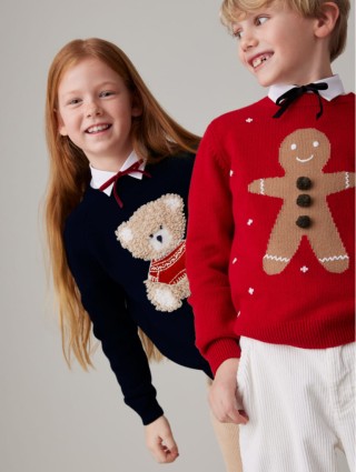 Красный свитер IL GUFO из шерсти с узором: фото 1 - Invogue