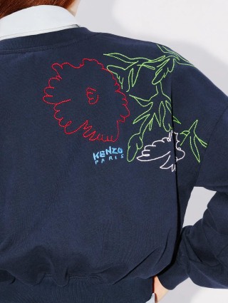 Синій светр KENZO : фото 4 - Invogue