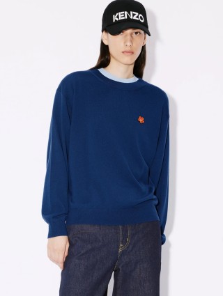 Синий свитер KENZO: фото 1 - Invogue