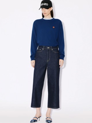 Синий свитер KENZO: фото 4 - Invogue