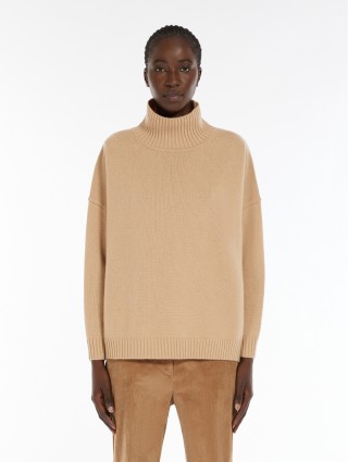 Бежевый свитер WEEKEND MAX MARA из шерсти: фото 1 - Invogue