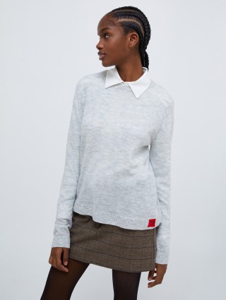 Сірий светр Max&Co з суміші вовни та альпаки: фото 1 - Invogue