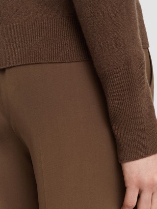 Темно-коричневый джемпер Joseph с высоким горлом: фото 4 - Invogue