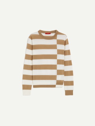 Бежевий светр Max&Co вовняний: фото - Invogue