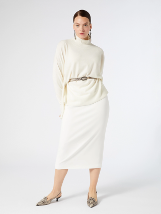 Білий светр Marina Rinaldi оверсайз: фото 1 - Invogue