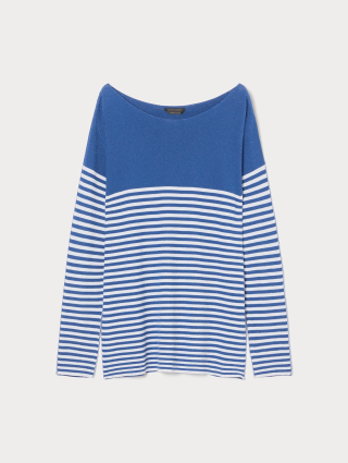 Волошковий светр Marina Rinaldi з люрексом: фото - Invogue