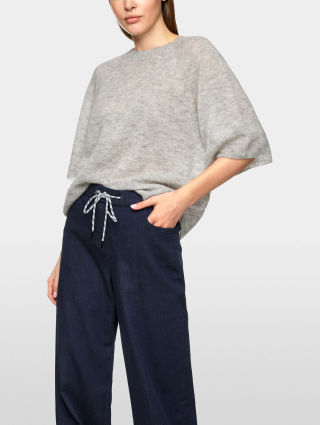 Серый свитер MARC CAIN из смеси шерсти альпаки: фото 3 - Invogue