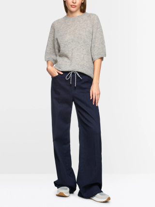 Серый свитер MARC CAIN из смеси шерсти альпаки: фото 1 - Invogue