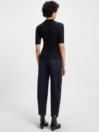 Темно-синій светр BOSS з натуральної вовни: фото 3 - Invogue