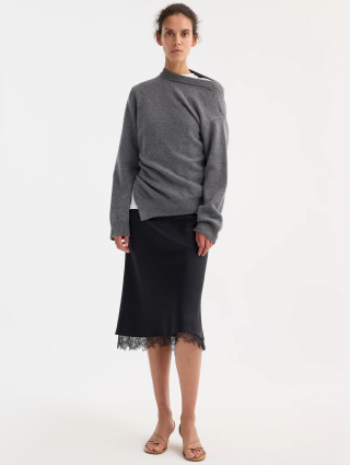 Серый свитер Róhe из шерсти и кашемира: фото 1 - Invogue