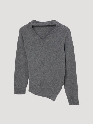 Серый свитер Róhe из шерсти и кашемира: фото - Invogue