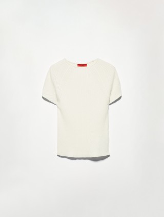 Молочний светр MAX&CO у рубчик: фото - Invogue