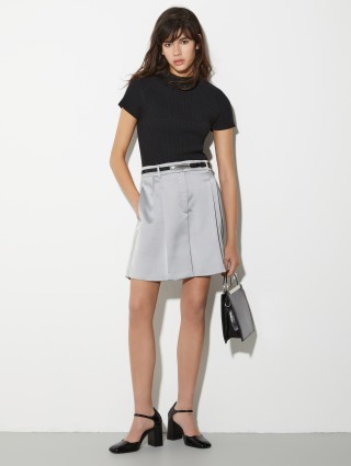 Темно-серый свитер MAX&CO в рубчик: фото 1 - Invogue