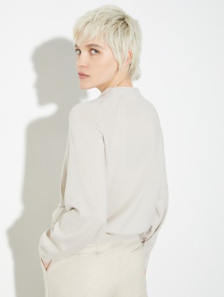 Кремовый свитер MAX&CO из шерсти и кашемира: фото 3 - Invogue