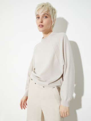 Кремовый свитер MAX&CO из шерсти и кашемира: фото 2 - Invogue