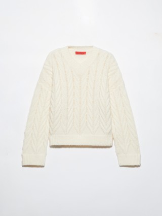 Білий светр MAX&CO з вовни: фото - Invogue