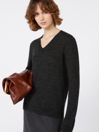 Темно-сірий светр WEEKEND MAX MARA з мохеру: фото 4 - Invogue