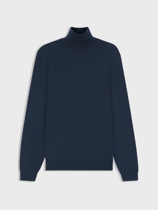 Синий свитер BOSS из шерсти: фото - Invogue