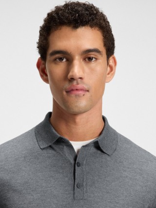 Серый свитер BOSS из шерсти: фото 4 - Invogue