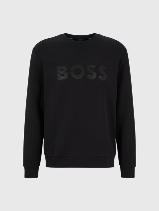 Чёрный свитшот BOSS: фото - Invogue