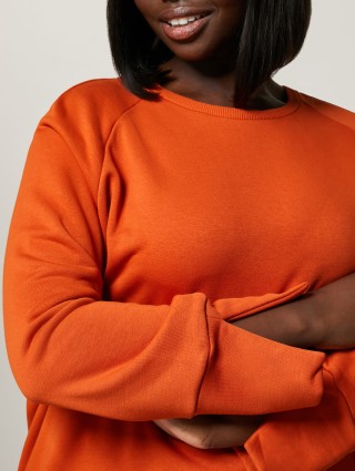 Оранжевый свитшот PERSONA: фото 3 - Invogue