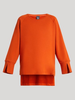 Оранжевый свитшот PERSONA: фото - Invogue