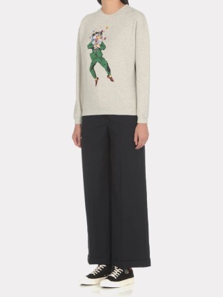 Сірий світшот KENZO : фото 1 - Invogue