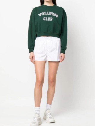 Зелений світшот SPORTY&RICH : фото 6 - Invogue