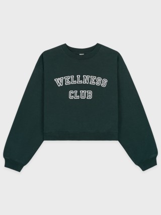 Зелений світшот SPORTY&RICH : фото - Invogue