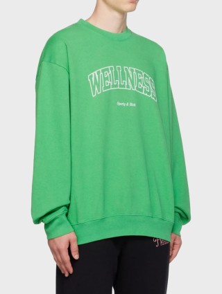 Зелений світшот SPORTY&RICH : фото 2 - Invogue