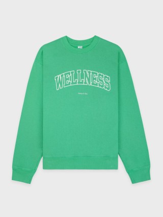 Зелений світшот SPORTY&RICH : фото - Invogue