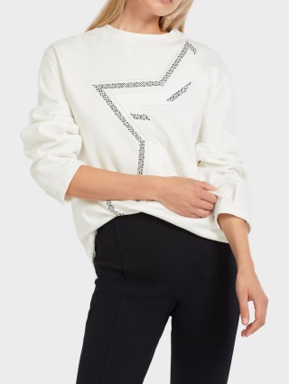 Белый свитшот MARC CAIN: фото 4 - Invogue