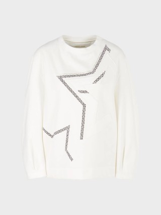 Белый свитшот MARC CAIN: фото - Invogue