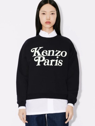 Чёрный свитшот KENZO: фото 1 - Invogue