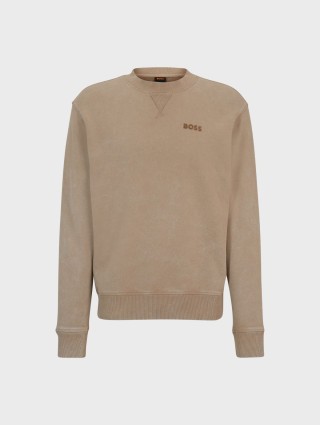 Коричневый свитшот BOSS: фото - Invogue