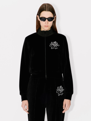 Чорний світшот KENZO на блискавці: фото 1 - Invogue