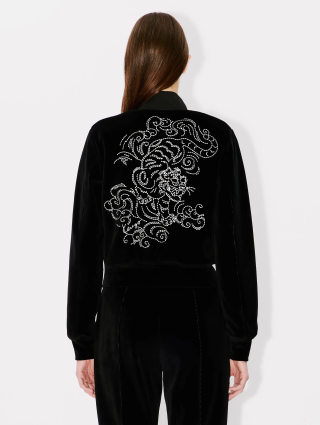 Чорний світшот KENZO на блискавці: фото 2 - Invogue