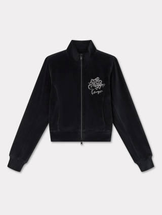 Чорний світшот KENZO на блискавці: фото - Invogue