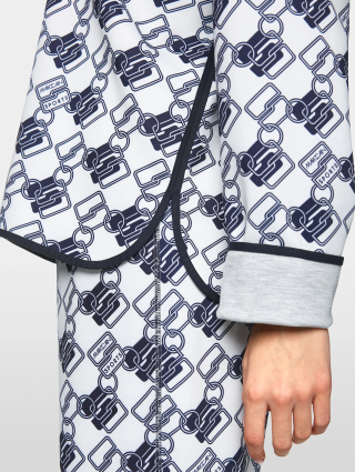 Білий світшот MARC CAIN з принтом: фото 5 - Invogue