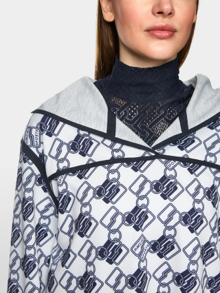 Білий світшот MARC CAIN з принтом: фото 4 - Invogue