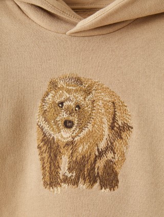 Коричнева толстовка IL GUFO : фото 2 - Invogue