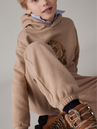 Коричнева толстовка IL GUFO : фото 3 - Invogue