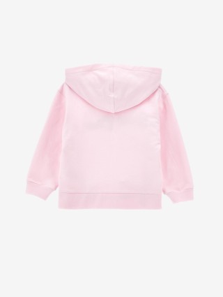 Рожеве худі MONNALISA з суміші бавовни: фото 1 - Invogue