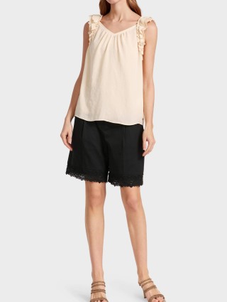 Бежевый топ MARC CAIN: фото 6 - Invogue