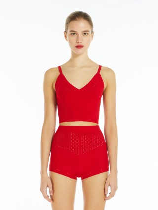 Красный топ MAX MARA: фото 1 - Invogue