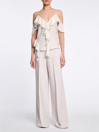 Білий топ Dorothee Schumacher шовковий: фото 1 - Invogue