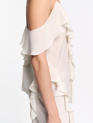 Білий топ Dorothee Schumacher шовковий: фото 5 - Invogue