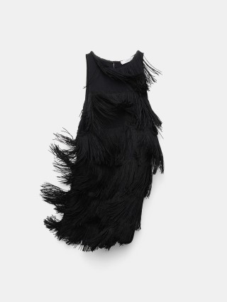 Чорний топ Dorothee Schumacher з бахромою: фото 2 - Invogue