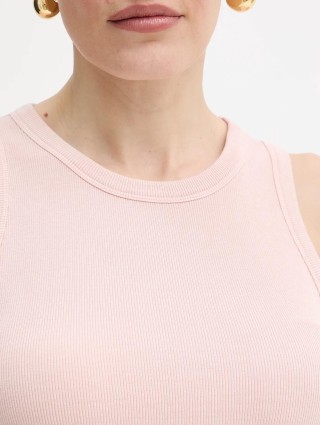 Розовая майка WEEKEND MAX MARA из хлопка: фото 5 - Invogue